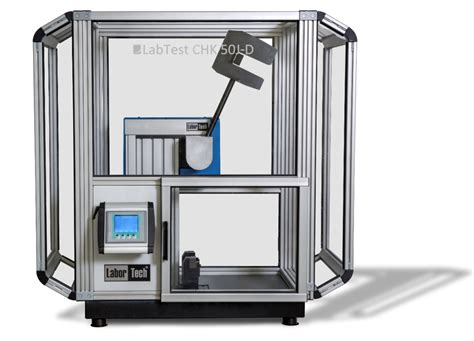 Electronic Pendulum Impact Tester solution|pendulum hit with a hammer.